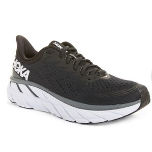 Hoka One One Clifton 7  Black White